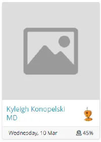 Kartu proyek dengan avatar pemilik dan progres