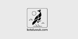 Logo satu warna hitam di atas abu-abu muda